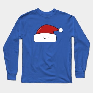 Kawaii Santa Hat Long Sleeve T-Shirt